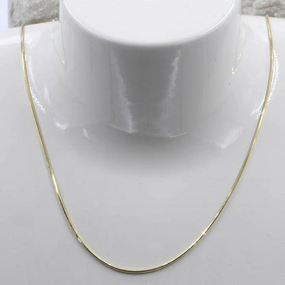 Goldkette Schlangenkette Länge 50cm - Breite 0,8mm - 333-8 Karat Gold