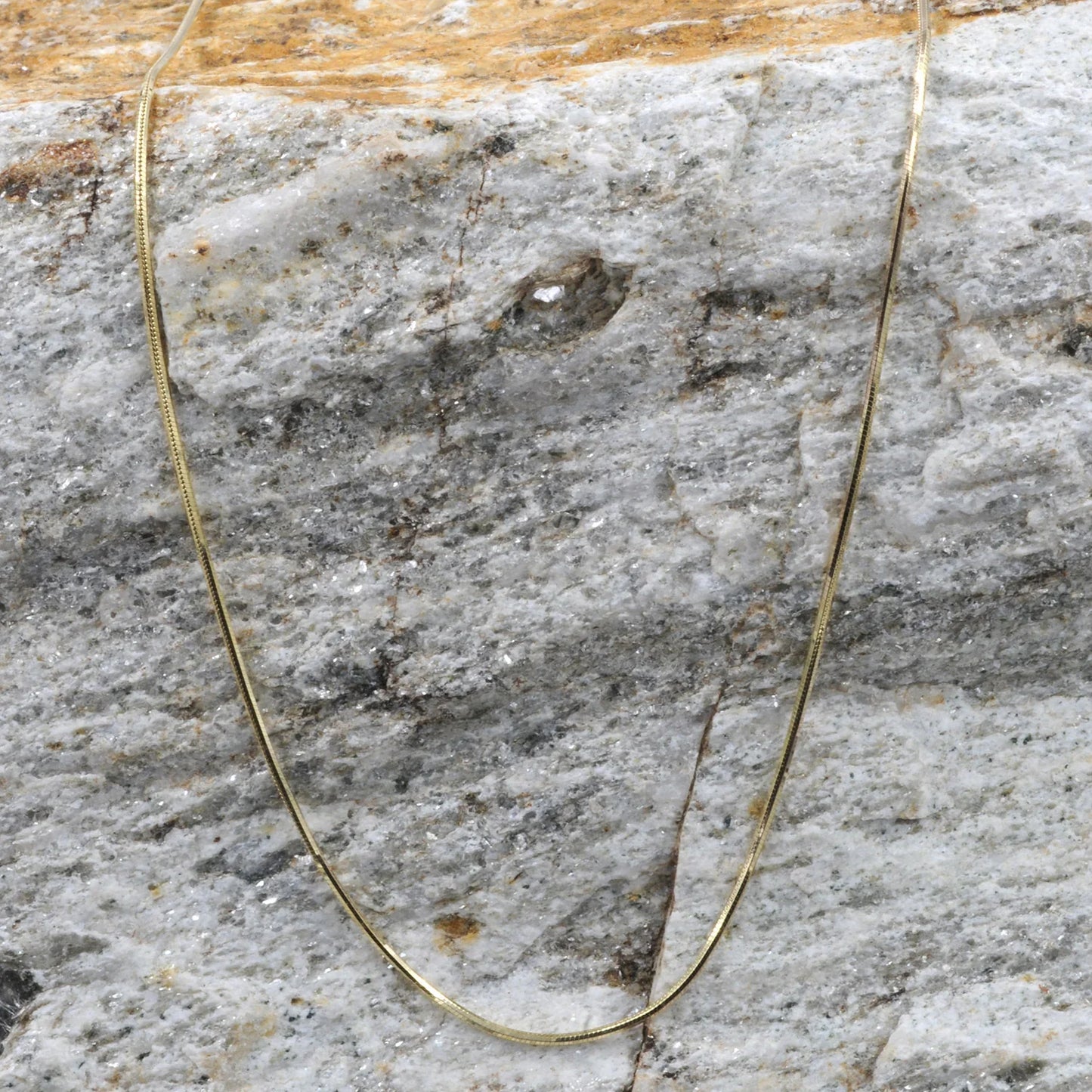 Goldkette Schlangenkette Länge 50cm - Breite 0,8mm - 333-8 Karat Gold