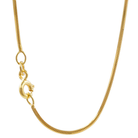 Goldkette Schlangenkette Länge 42cm - Breite 0,9mm - 333-8 Karat Gold