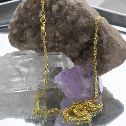 Goldkette Singapurkette Länge 55cm - Breite 1,8mm - 333-8 Karat Gold