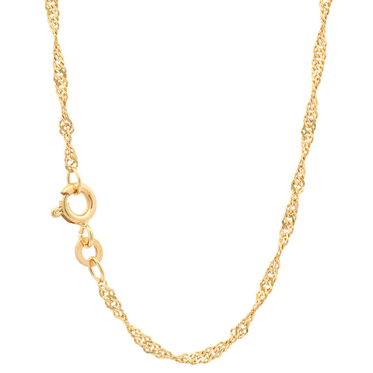 Singapurkette Halskette Breite 1,8 mm - 333 - 8 Karat Gold Auswahl