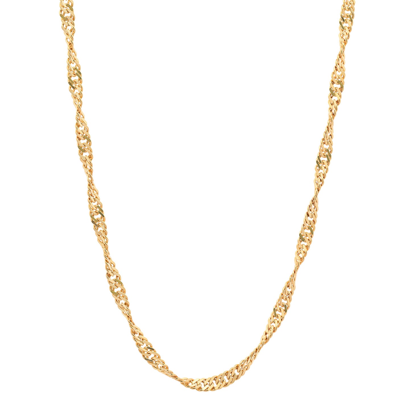 Singapurkette Halskette Breite 1,8 mm - 333 - 8 Karat Gold Auswahl