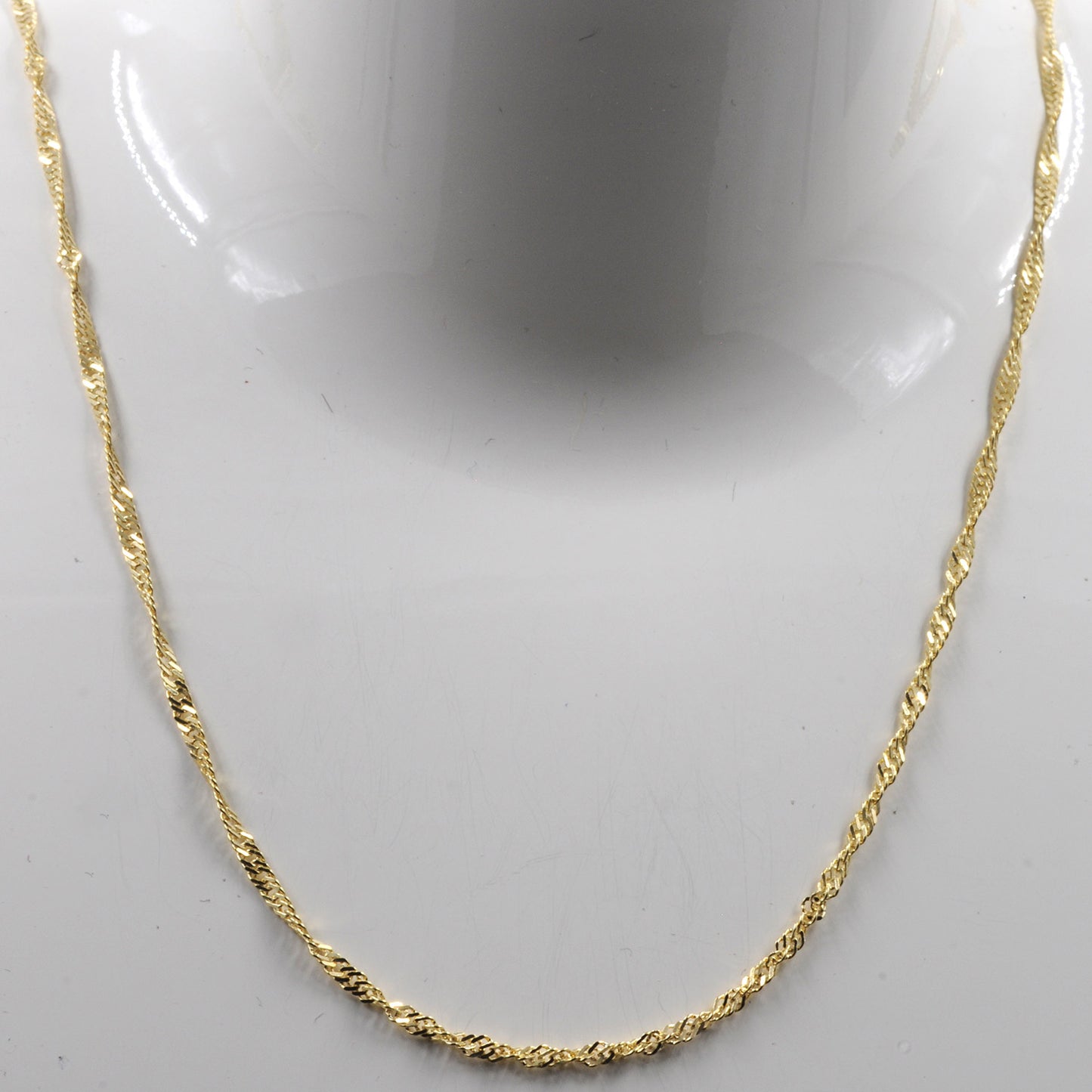 Singapurkette Halskette Breite 1,8 mm - 333 - 8 Karat Gold Auswahl