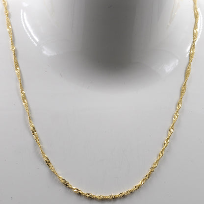 Singapurkette Halskette Breite 1,8 mm - 333 - 8 Karat Gold Auswahl