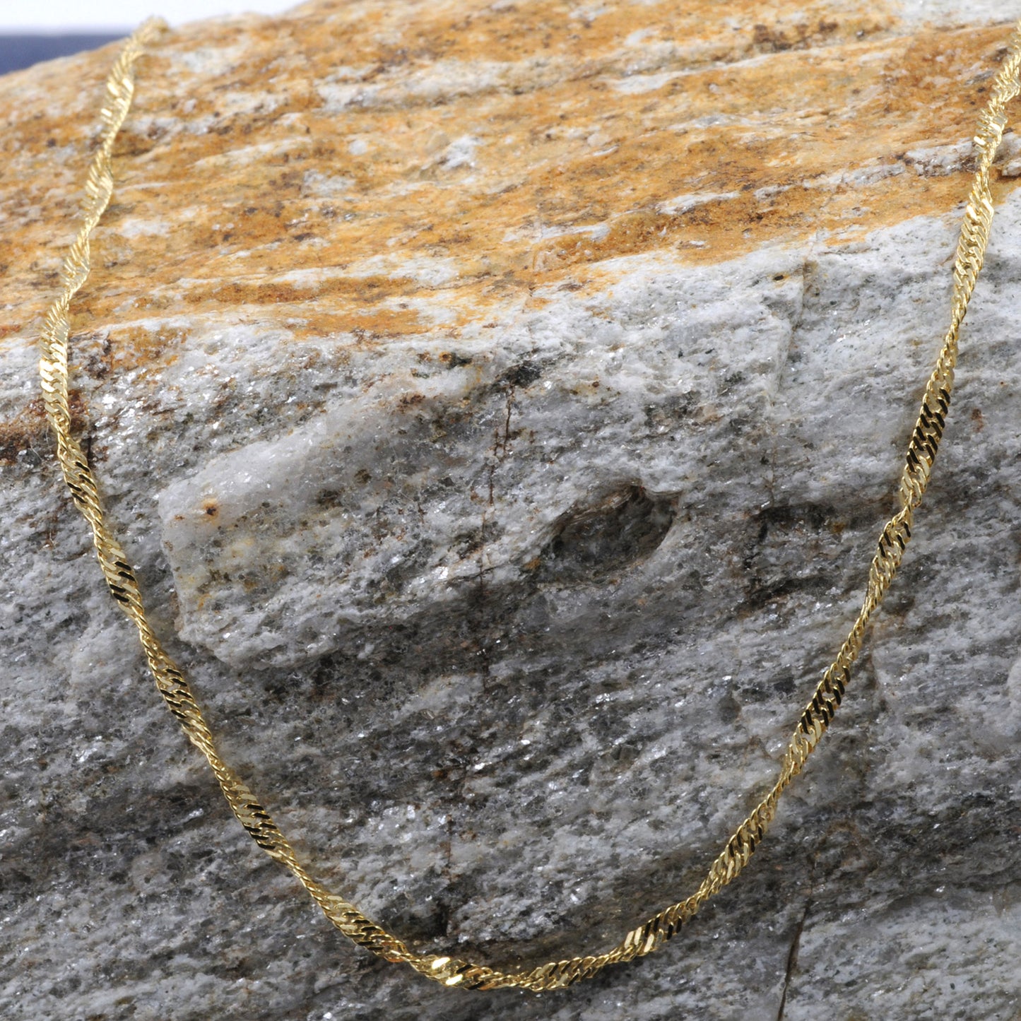 Singapurkette Halskette Breite 1,8 mm - 333 - 8 Karat Gold Auswahl