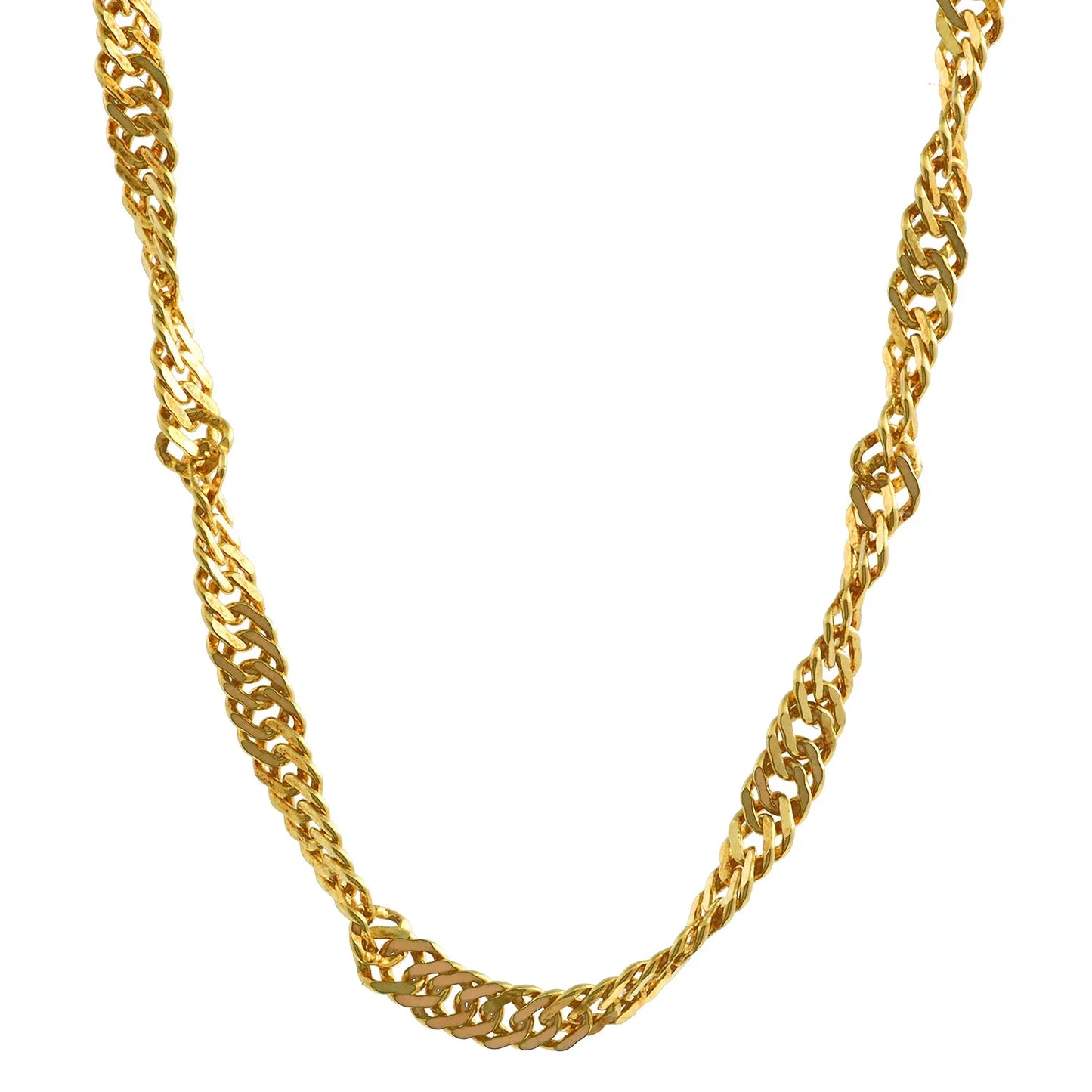 Goldkette Singapurkette Länge 42cm - Breite 2,4mm - 333-8 Karat Gold