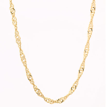 Goldkette Singapurkette Breite 2,4mm - 333-8 Karat Gold