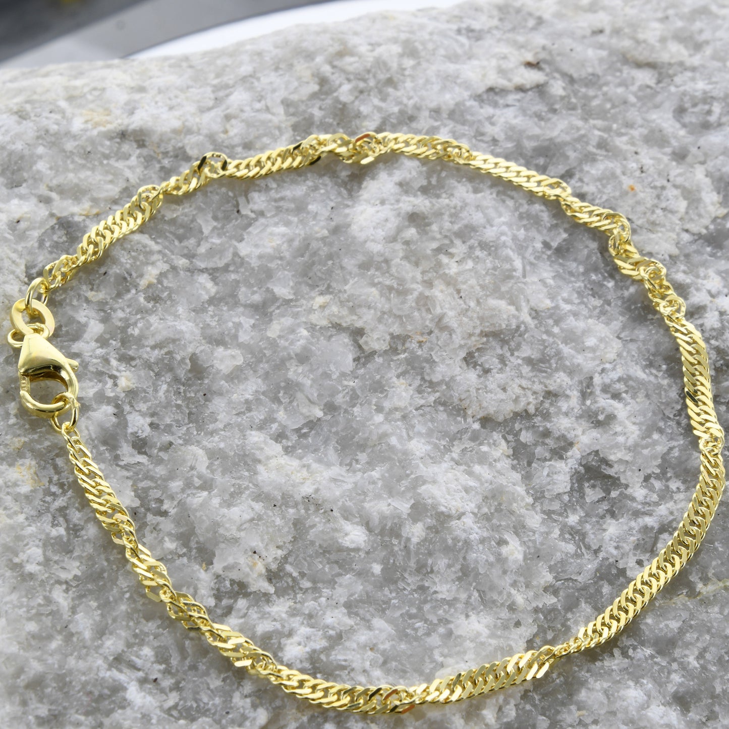 Goldkette Singapurkette Breite 2,4mm - 333-8 Karat Gold
