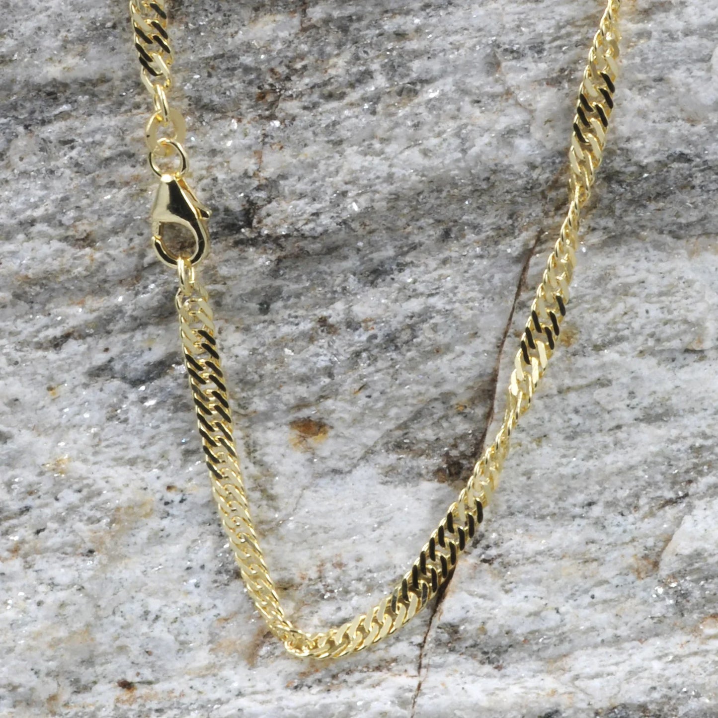 Goldkette Singapurkette Länge 42cm - Breite 2,9mm - 333-8 Karat Gold