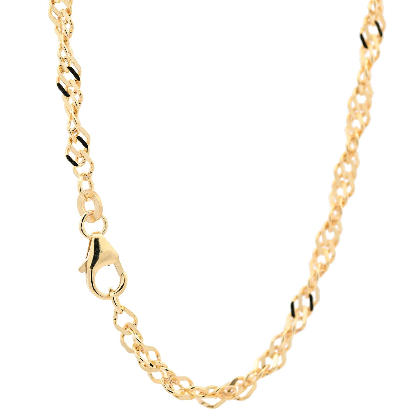 Goldkette Singapurkette Breite 2,9mm - 333-8 Karat Gold
