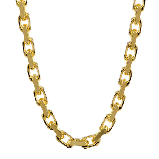Ankerkette diamantiert Länge 18,5cm - Breite 1,8mm - 333-8 Karat Gold