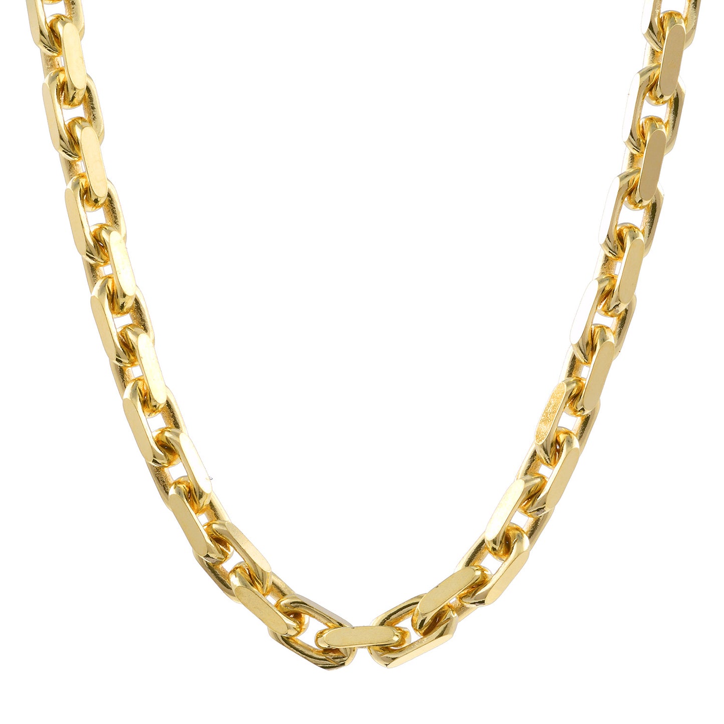 Goldkette Ankerkette diamantiert Halskette 2,5mm echt 333-8 Karat Gold