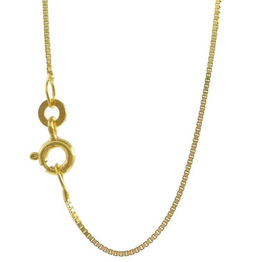 Goldkette Venezianerkette Länge 38cm - Breite 0,7mm - 333-8 Karat Gold