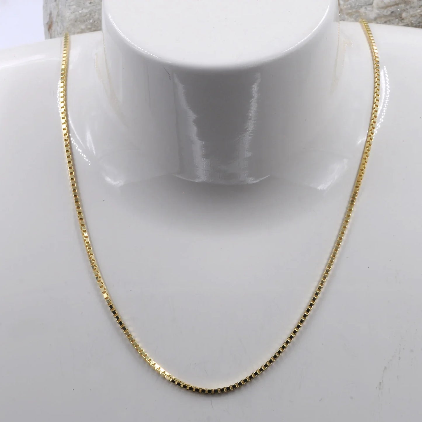Goldkette Venezianerkette Länge 45cm - Breite 1,2mm - 333-8 Karat Gold