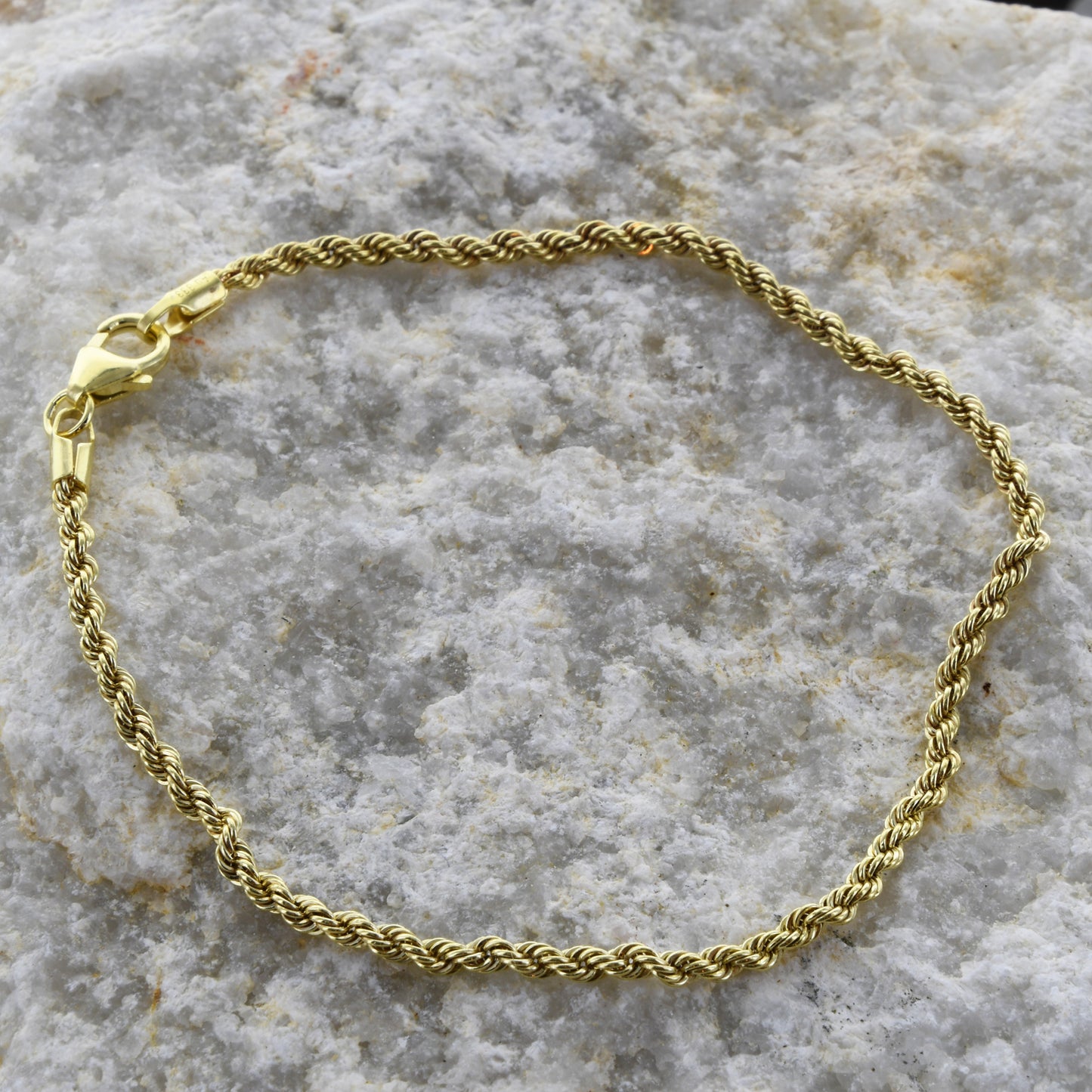 Goldkette Kordelkette Länge 45cm - Breite 2,1mm - 333-8 Karat Gold