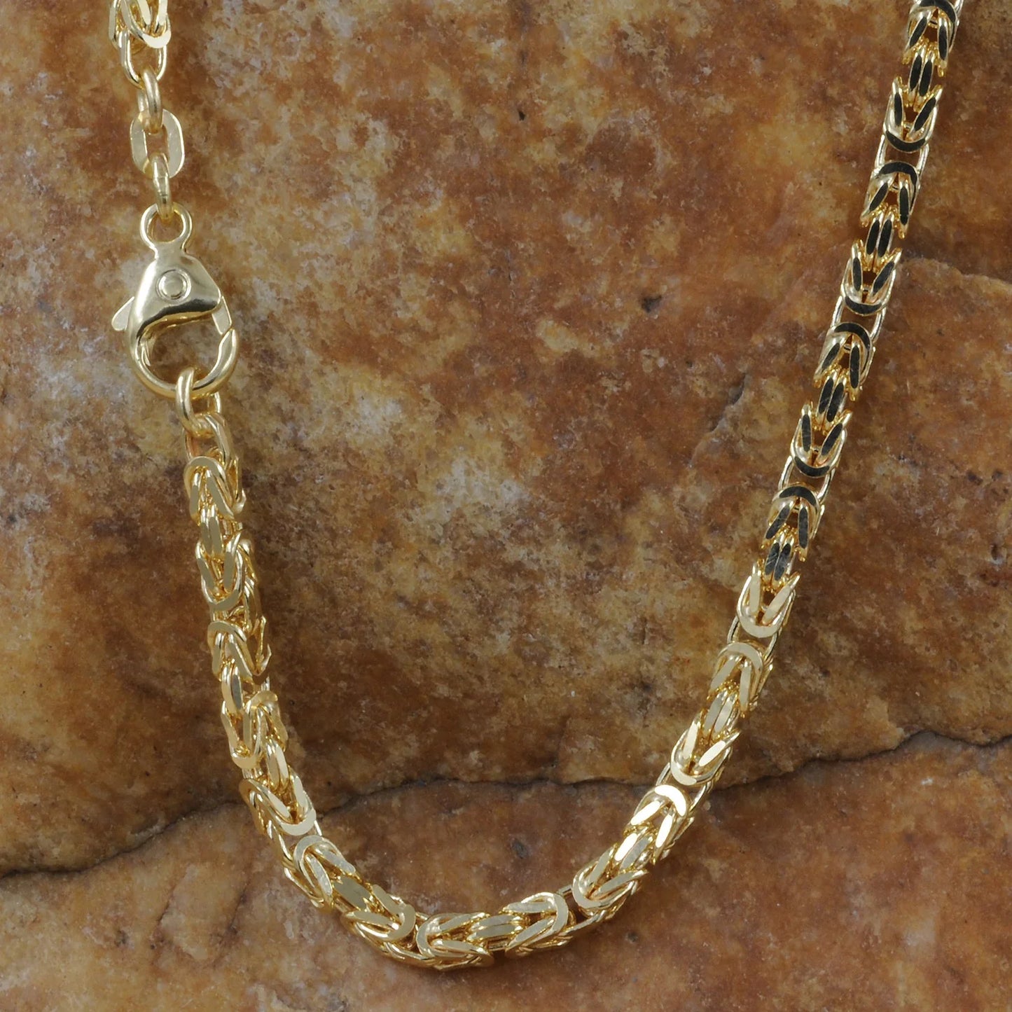 Goldkette Königskette Länge 45cm - Breite 2,8mm - 333-8 Karat Gold