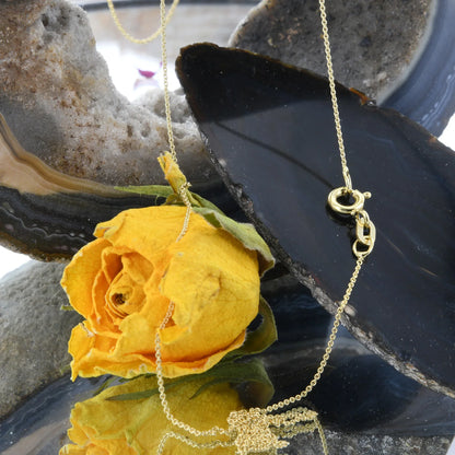 Goldkette Ankerkette Länge 45cm - Breite 0,8mm - 585-14 Karat Gold