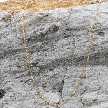 Goldkette Ankerkette Länge 55cm - Breite 1,1mm - 585-14 Karat Gold