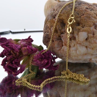 Goldkette Ankerkette Breite 1,1mm - 585-14 Karat Gold