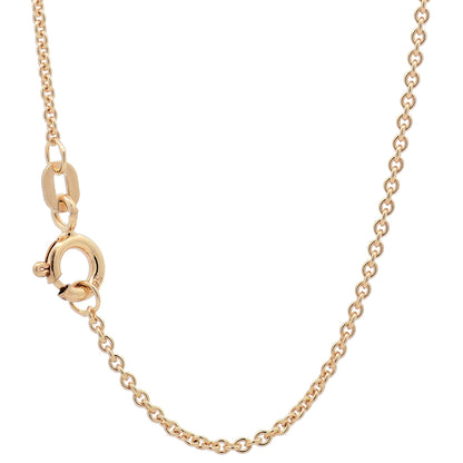 Goldkette Ankerkette Breite 1,3mm - 585-14 Karat Gold