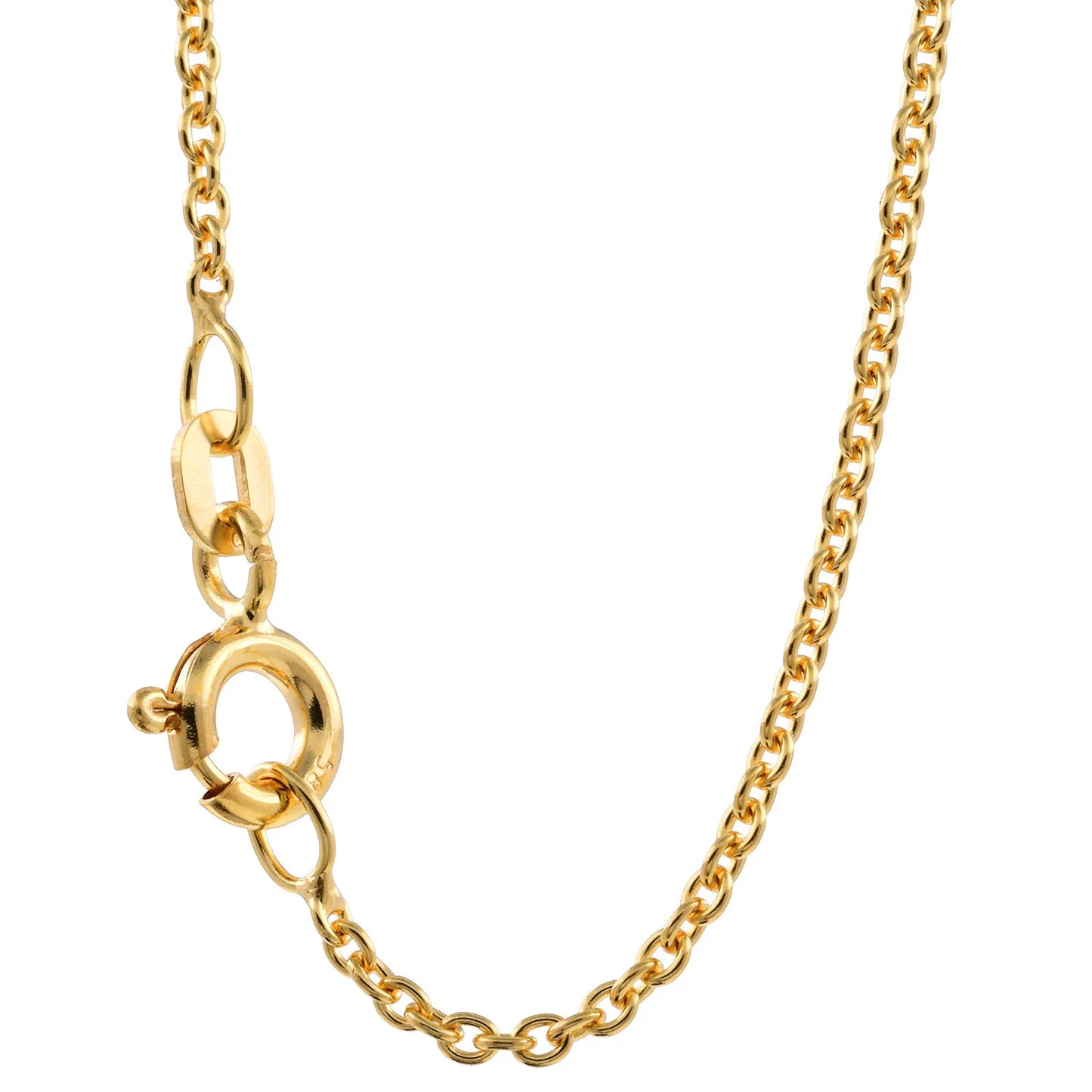 Goldkette Ankerkette Länge 45cm - Breite 1,5mm - 585-14 Karat Gold