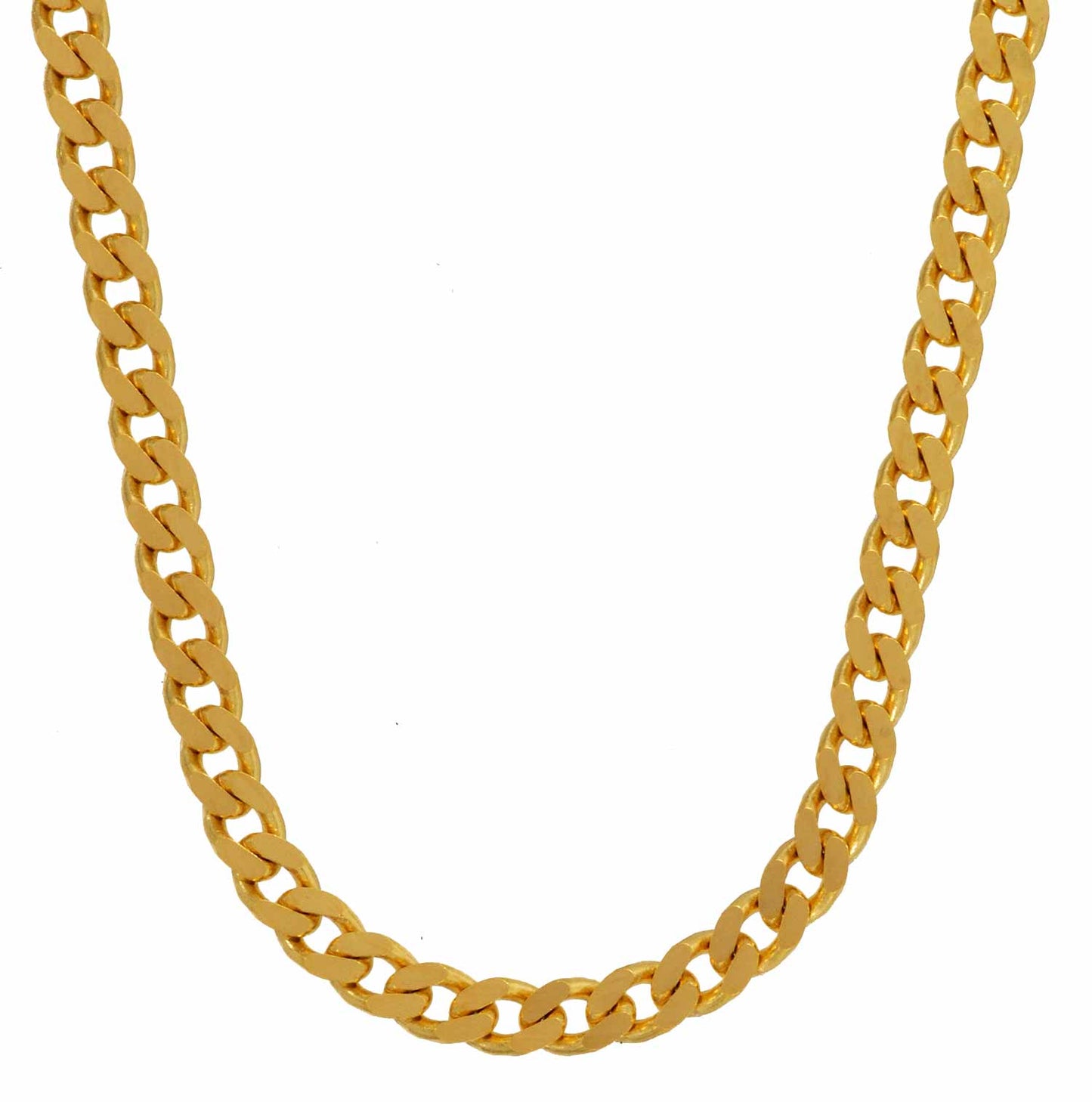 Goldkette Panzerkette Länge 45cm - Breite 3,4mm - 585-14 Karat Gold