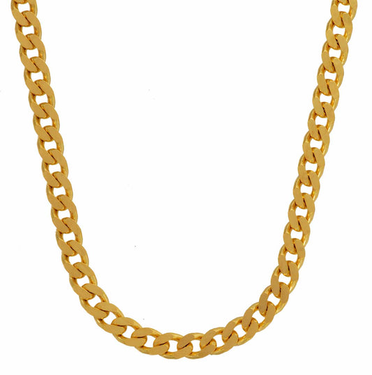 Goldkette Panzerkette Länge 45cm - Breite 3,4mm - 585-14 Karat Gold