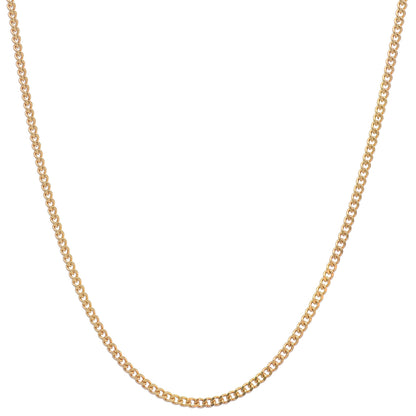 Goldkette Panzerkette Halskette Breite 0,8 mm massiv 585-14 Karat Gold