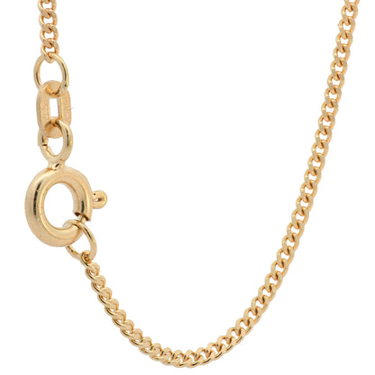 Goldkette Panzerkette Halskette Breite 1,4 mm massiv 585-14 Karat Gold