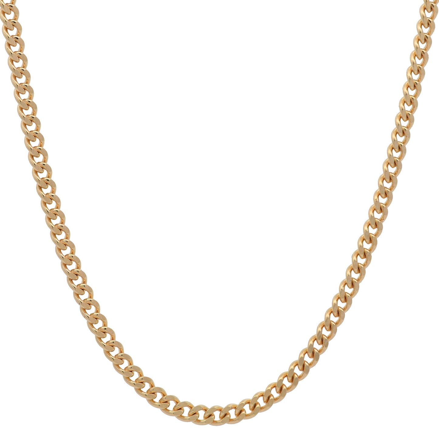 Goldkette Panzerkette Halskette Breite 1,4 mm massiv 585-14 Karat Gold