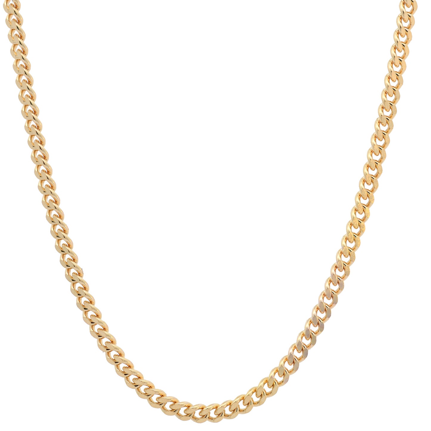 Goldkette Panzerkette Halskette Breite 1,6 mm massiv 585-14 Karat Gold