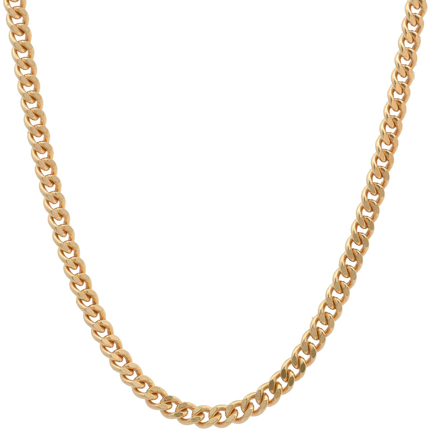Goldkette Panzerkette Halskette Breite 1,7 mm massiv 585-14 Karat Gold