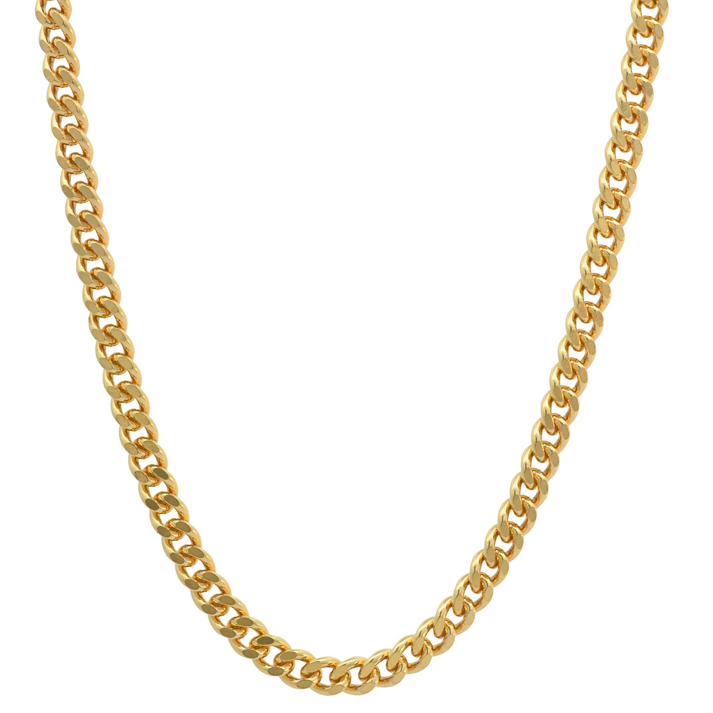 Goldkette Panzerkette Halskette Breite 2,1 mm massiv 585-14 Karat Gold