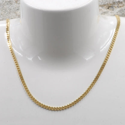 Goldkette Panzerkette Halskette Breite 2,4 mm massiv 585-14 Karat Gold