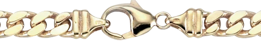 6,0 mm 50 cm 585 - 14 Karat Gold Halskette Panzerkette massiv Gold hochwertige Goldkette  64,2 g