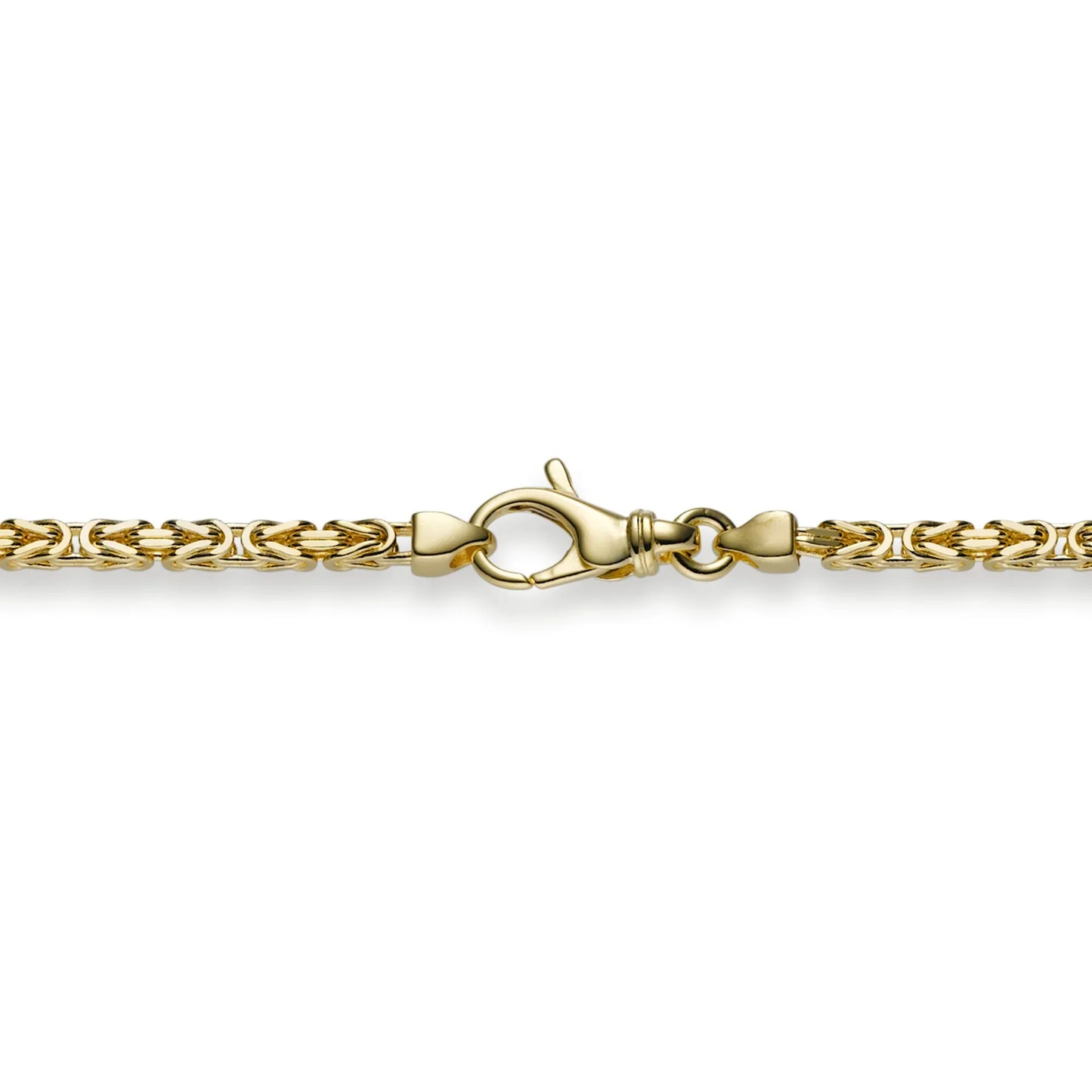Goldkette Königskette Länge 50cm - Breite 2,5mm - 585-14 Karat Gold