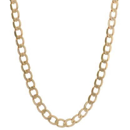 Goldkette Panzerkette weit Halskette 2,6 mm massiv 585-14 Karat Gold