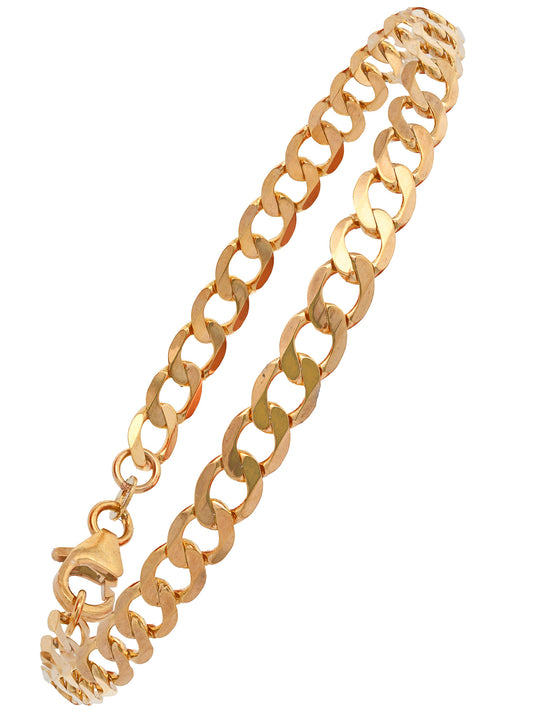 Goldarmband Panzerkette Armkette Breite 5,0 mm weit 585 -14 Karat Gold