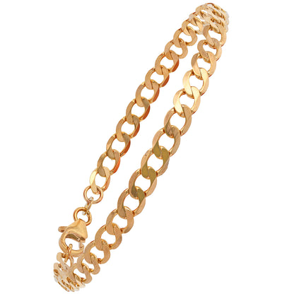 Goldarmband Panzerkette Armkette Breite 5,0 mm weit 585 -14 Karat Gold