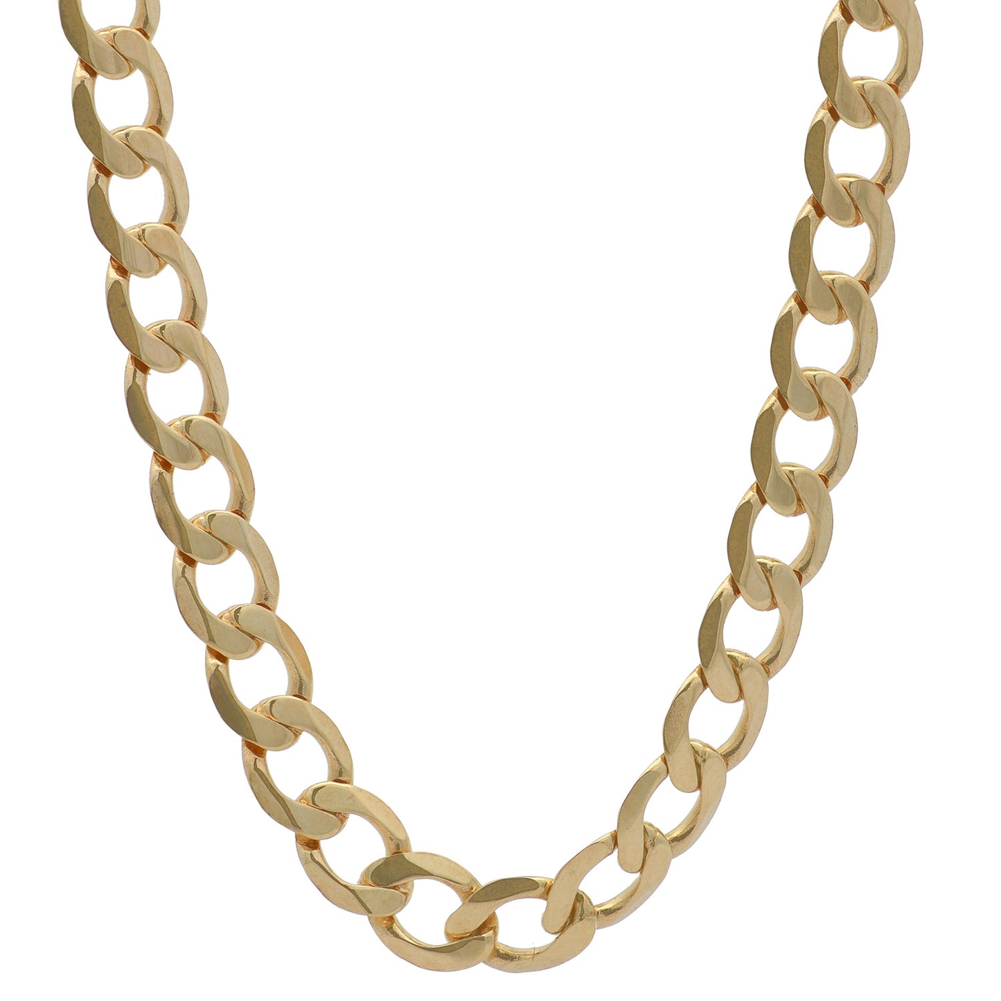 Panzerkette Halskette Breite 5,0 mm - 585 - 14 Karat Gold Auswahl