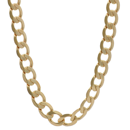 Panzerkette Halskette Breite 5,0 mm - 585 - 14 Karat Gold Auswahl