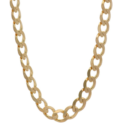 Edle Goldkette Panzerkette weit Halskette massiv 585 - 14 Karat Gold