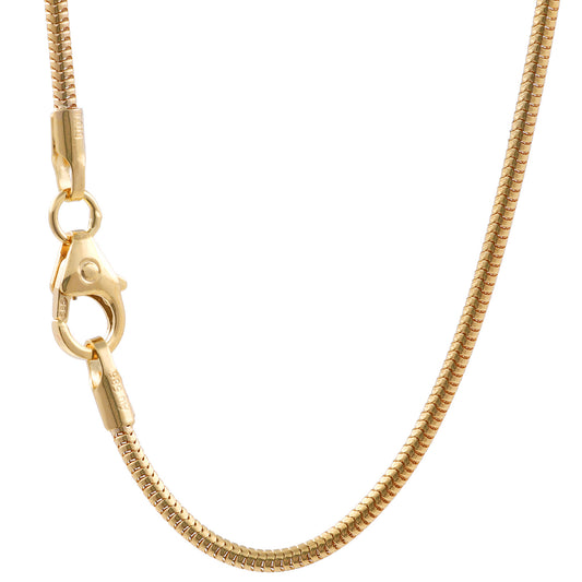 Goldkette Schlangenkette Länge 40cm - Breite 1,4mm - 585-14 Karat Gold