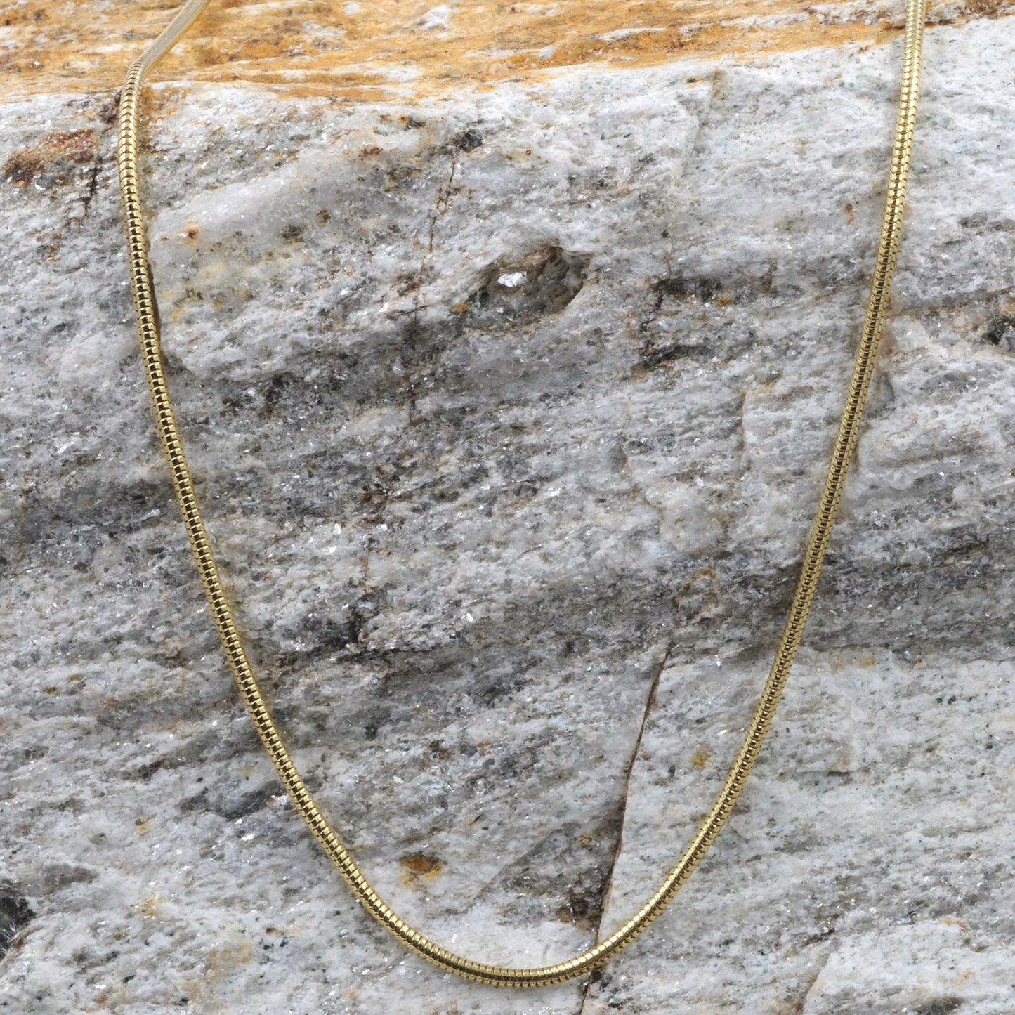 Goldkette Schlangenkette Länge 40cm - Breite 1,4mm - 585-14 Karat Gold