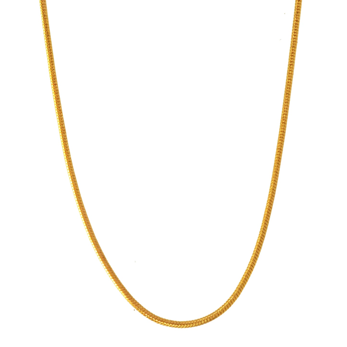 Goldkette Schlangenkette Länge 42cm - Breite 0,9mm - 585-14 Karat Gold