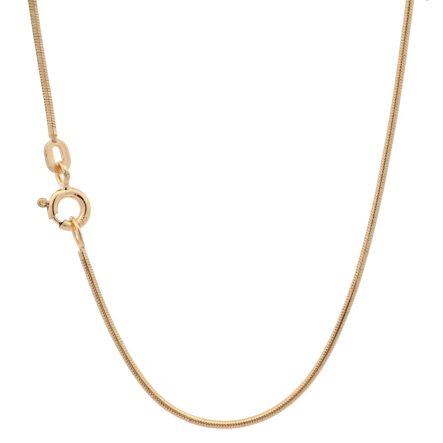 Goldkette Schlangenkette Breite 0,9mm - 585-14 Karat Gold