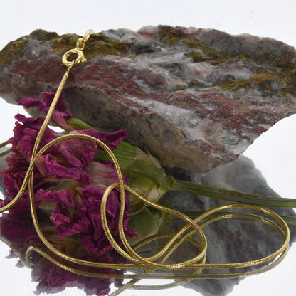 Goldkette Schlangenkette Breite 0,9mm - 585-14 Karat Gold