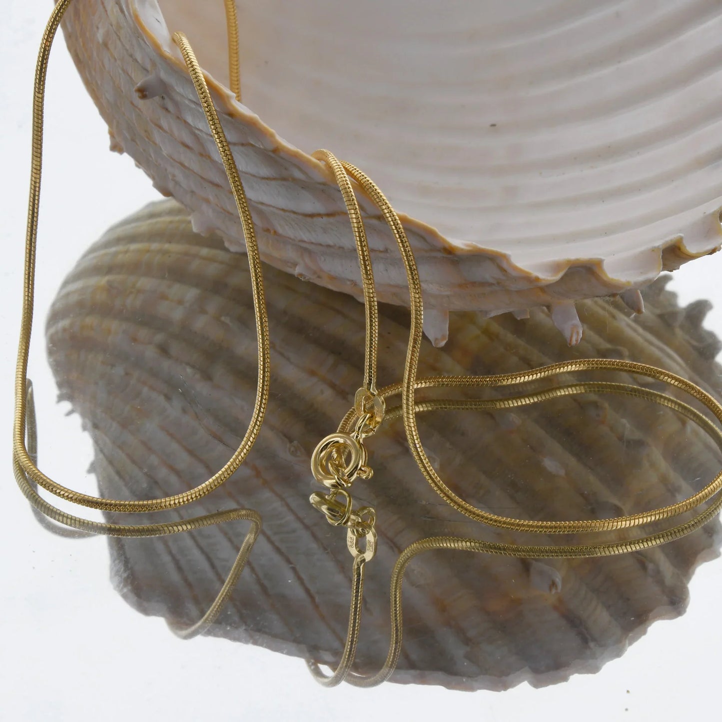Goldkette Schlangenkette Breite 1,1mm - 585-14 Karat Gold