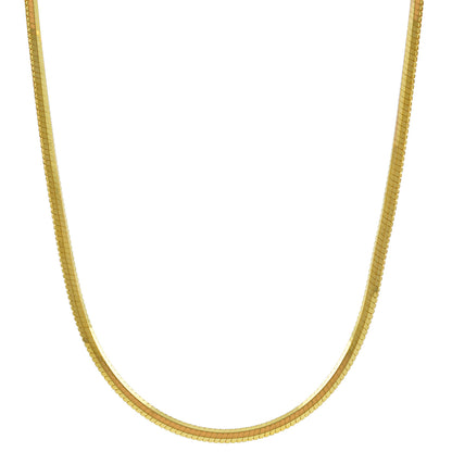 Goldkette Schlangenkette Länge 45cm - Breite 1,0mm - 585-14 Karat Gold
