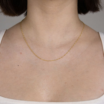 Goldkette Singapurkette Breite 1,2mm - 585-14 Karat Gold